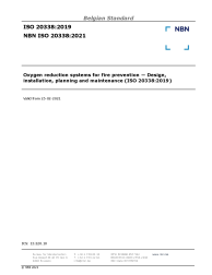 NBN ISO 20338:2021