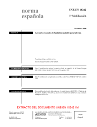 UNE-EN 10242/1M:1999