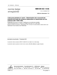 NBN EN ISO 14446:2010