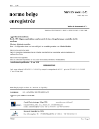 NBN EN 60601-2-52:2010