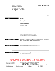 UNE-EN ISO 2076:2014