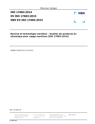 NBN EN ISO 17683:2015