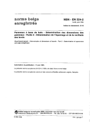 NBN EN 324-2:1994