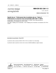 NBN EN ISO 23611-3:2011
