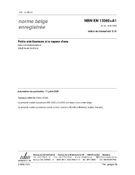 NBN EN 13060+A1:2009