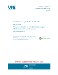 UNE-EN ISO 11139:2020