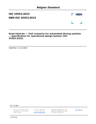 NBN ISO 34503:2023