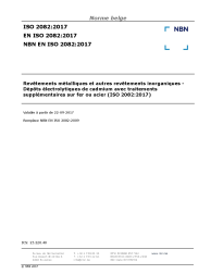 NBN EN ISO 2082:2017
