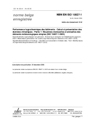 NBN EN ISO 15927-1:2004