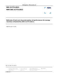 NBN ISO 21773:2021