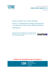 UNE-EN IEC 60695-5-1:2022