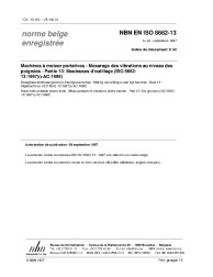 NBN EN ISO 8662-13:1997