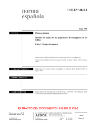 UNE-EN 12132-2:1999 (R2008)