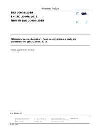 NBN EN ISO 20608:2018