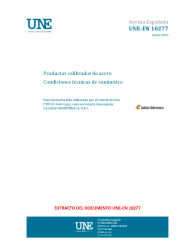 UNE-EN 10277:2019