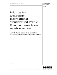 BS ISO/IEC ISP 11188-2:1996