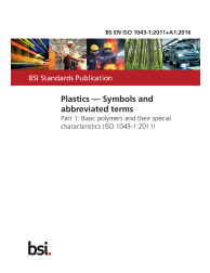 BS EN ISO 1043-1:2011+A1:2016