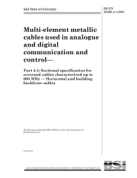 BS EN 50288-4-1:2001