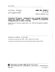 NBN EN 12484-1:1999