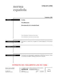 UNE-EN 13392:2001 (R2017)