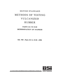 BS 903:Parts B6 to B10:1958