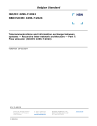 NBN ISO/IEC 4396-7:2024