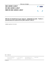 NBN EN ISO 16530-1:2017