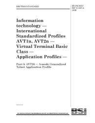BS ISO/IEC ISP 11187-5:1996