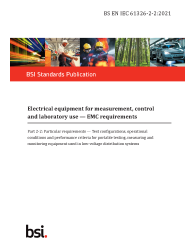 BS EN IEC 61326-2-2:2021