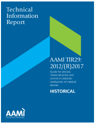 AAMI TIR29:2012/(R)2017 [HISTORICAL]