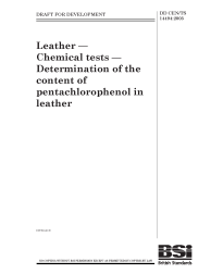 DD CEN/TS 14494:2003