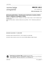 NBN EN 1400-3:2002