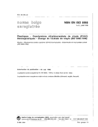 NBN EN ISO 8985:1998