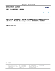 NBN ISO 20816-1:2021