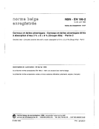 NBN EN 186-2:1992