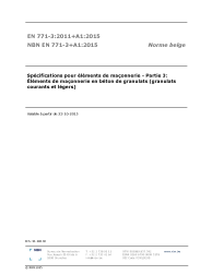 NBN EN 771-3+A1:2015