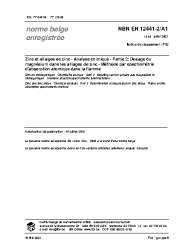 NBN EN 12441-2/A1:2003