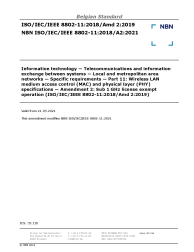 NBN ISO/IEC/IEEE 8802-11:2018/A2:2021