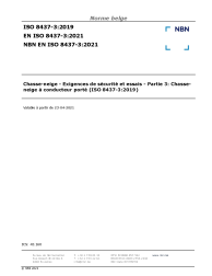 NBN EN ISO 8437-3:2021