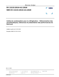 NBN EN 13215:2016+A1:2020