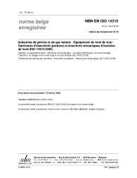 NBN EN ISO 14310:2009