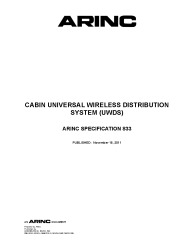 ARINC Specification 833:2011