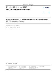 NBN EN 1366-10:2011+A1:2017