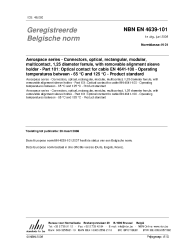 NBN EN 4639-101:2008