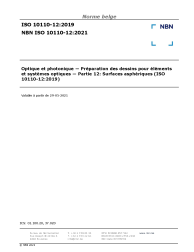 NBN ISO 10110-12:2021