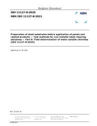 NBN ISO 11127-8:2021