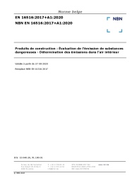 NBN EN 16516:2017+A1:2020