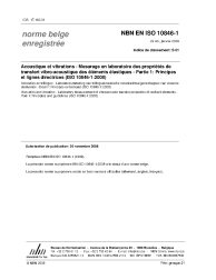 NBN EN ISO 10846-1:2009