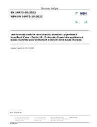 NBN EN 14972-10:2022