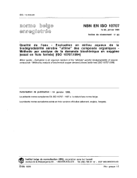 NBN EN ISO 10707:1998